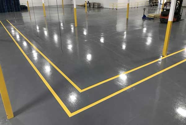 Industrial epoxy flooring, Midland, Texas